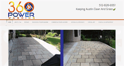 Desktop Screenshot of 360powerwashing.com